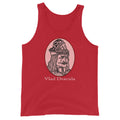 Vlad the Impaler design on men's tank top, front view