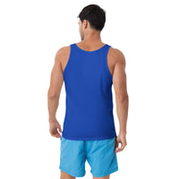 Men's tank top, back view