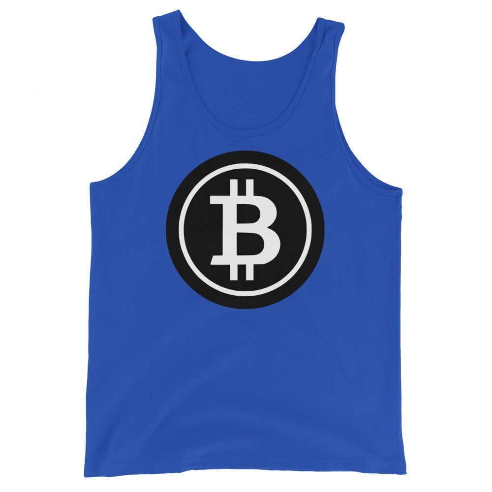 BTC Bitcoin Crypto Symbol Men's Tank Top Shirt