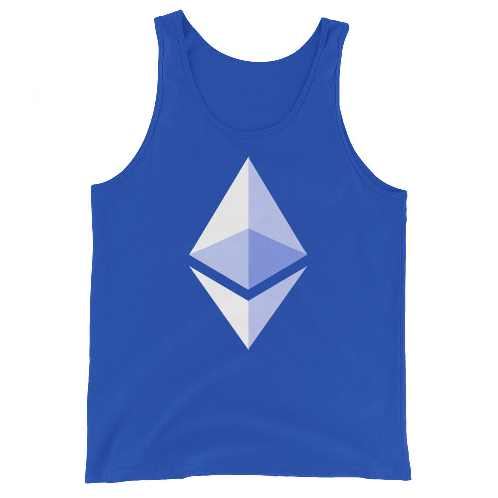 ETH Ethereum Cryptocurrency Symbol Men's Tank Top Shirt