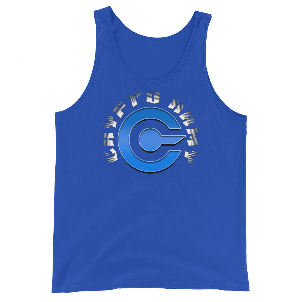 Crypto Army Strong Cryptocurrency Symbol Men's Tank Top Shirt