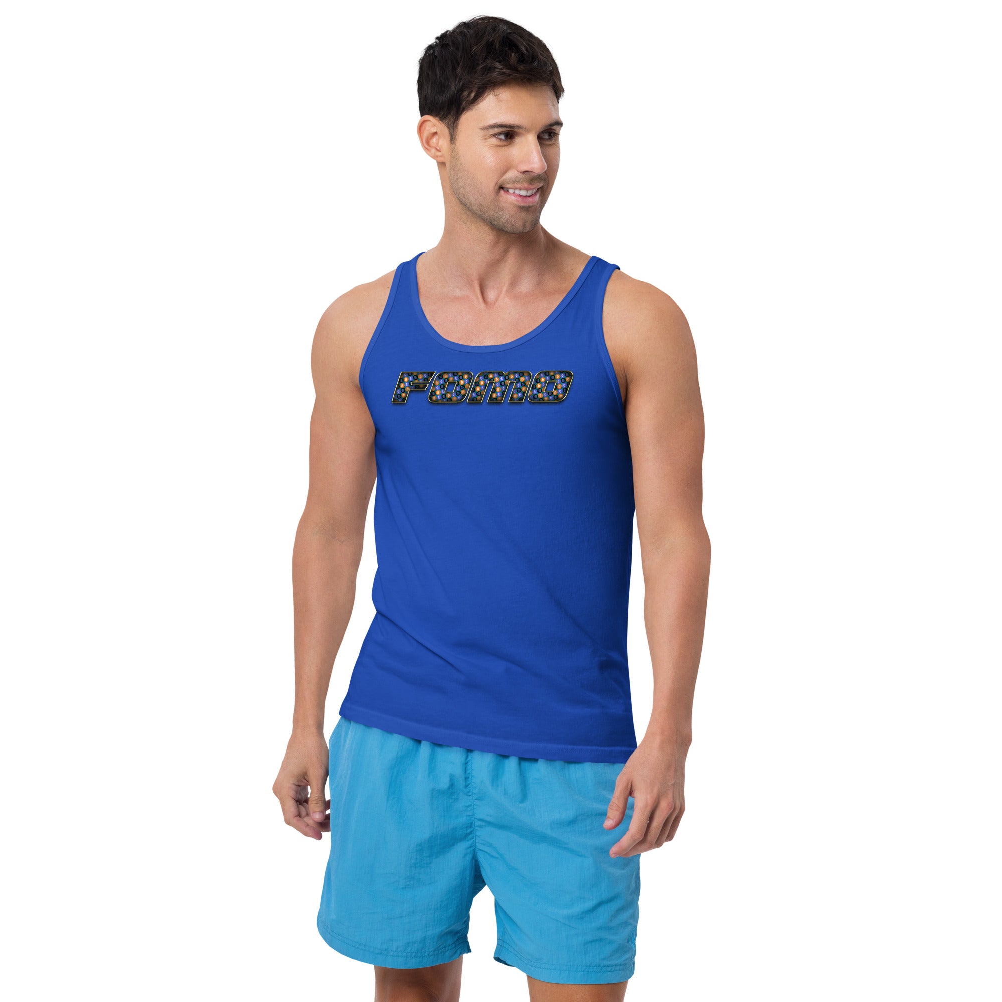 FOMO Fear of Missing Out Crypto Bull Run Men's Tank Top Shirt