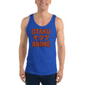 Otaku オタク Anime design on men's tank top, front view