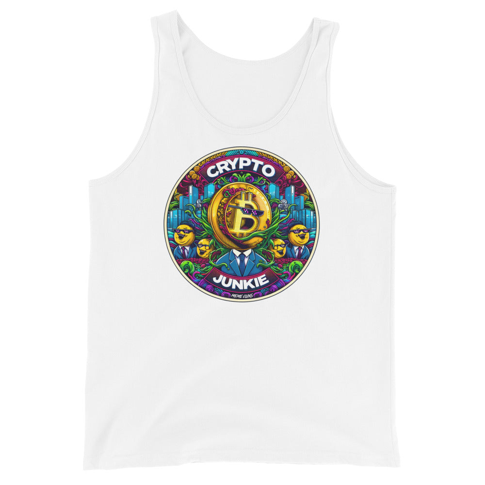 Meme Coins Rule! Crypto Junkie Bitcoin Altcoins Men's Tank Top Shirt