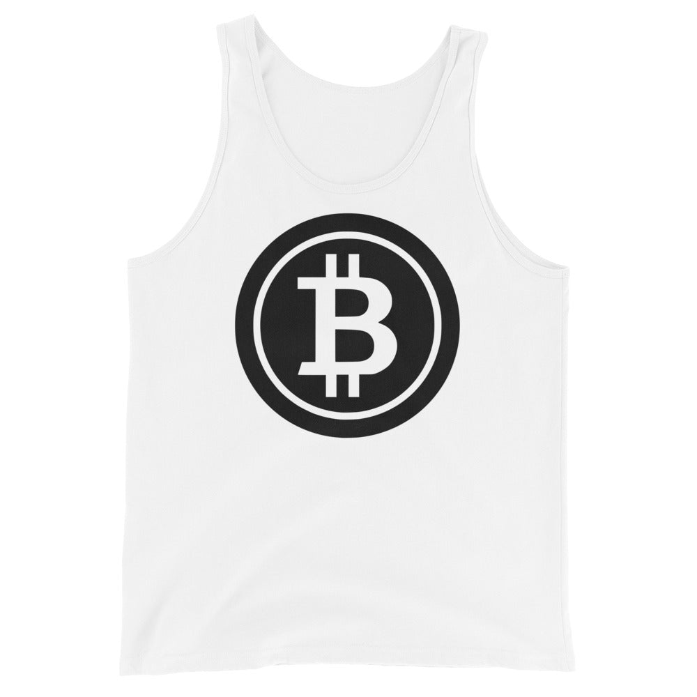 BTC Bitcoin Crypto Symbol Men's Tank Top Shirt