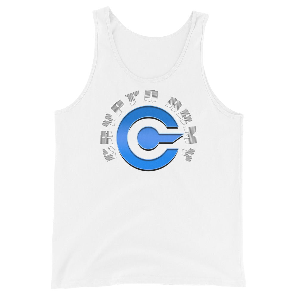 Crypto Army Strong Cryptocurrency Symbol Men's Tank Top Shirt