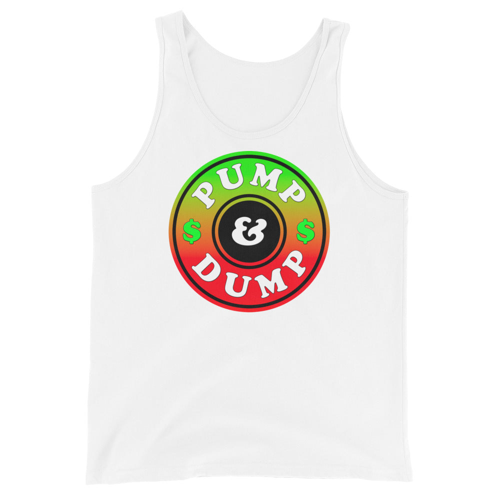 Pump and Dump Crypto Tokens Meme Coins Men's Tank Top Shirt