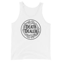 Death Dealer design on men's tank top, front view
