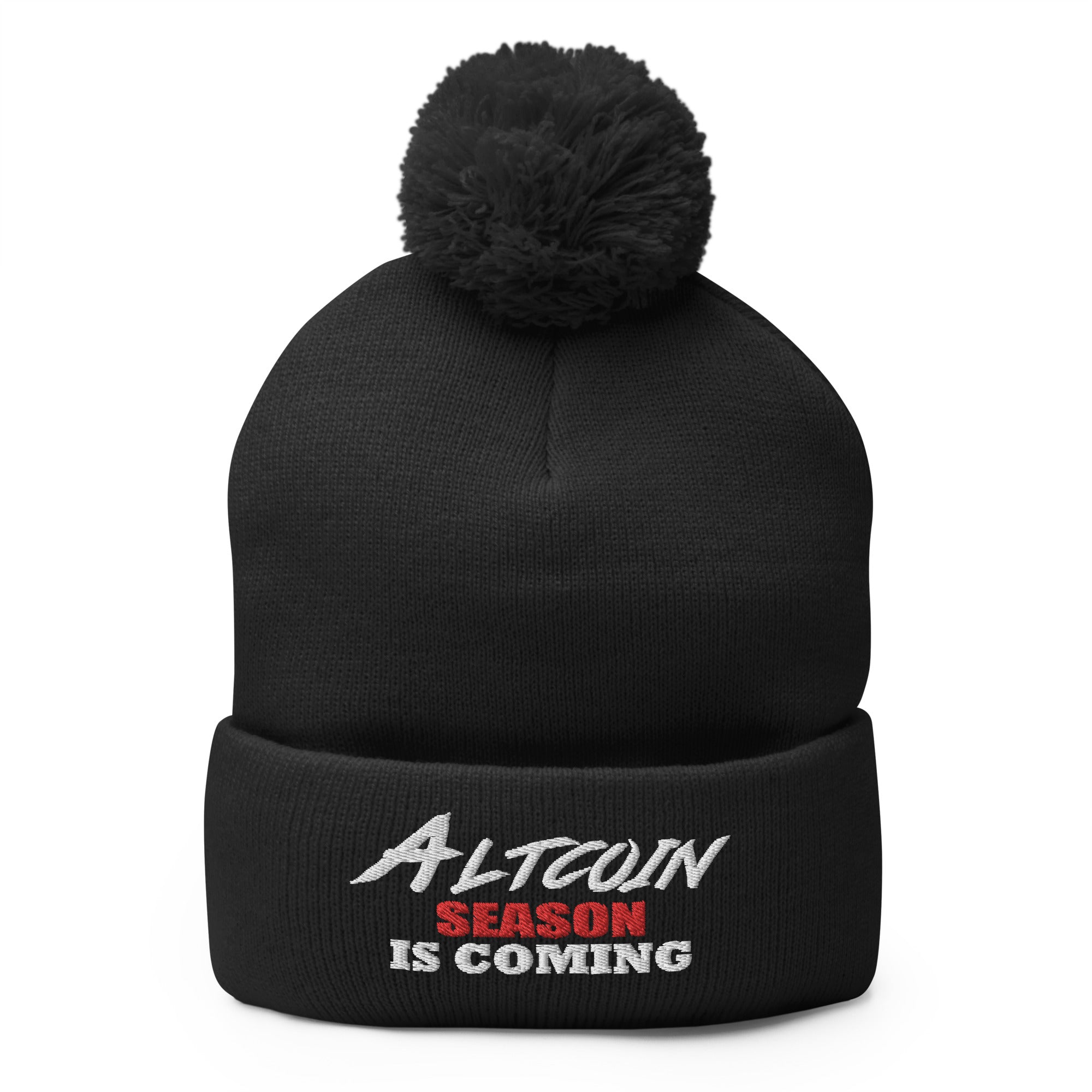 Altcoin Season Is Coming Crypto Bull Run Pom-Pom Beanie Cap