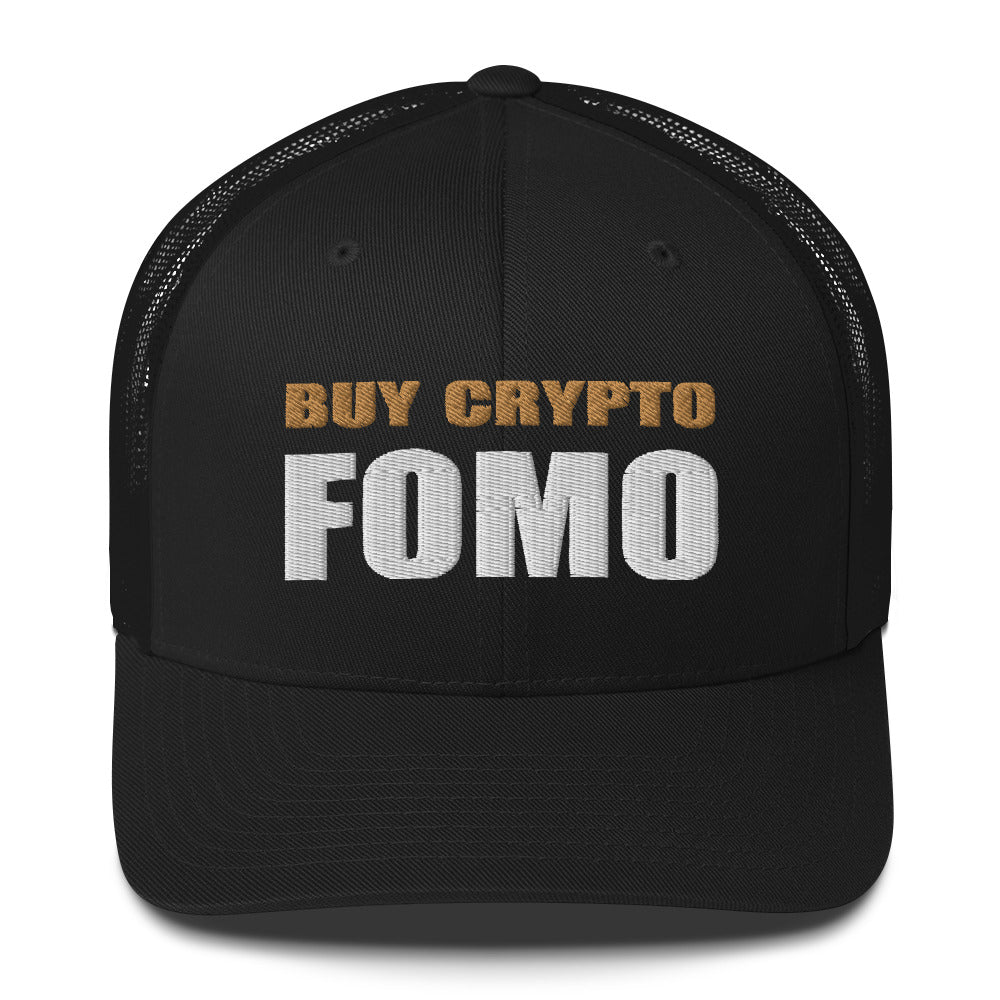 Buy Crypto Now and FOMO In Bitcoin Ethereum Trucker Cap Snapback Hat