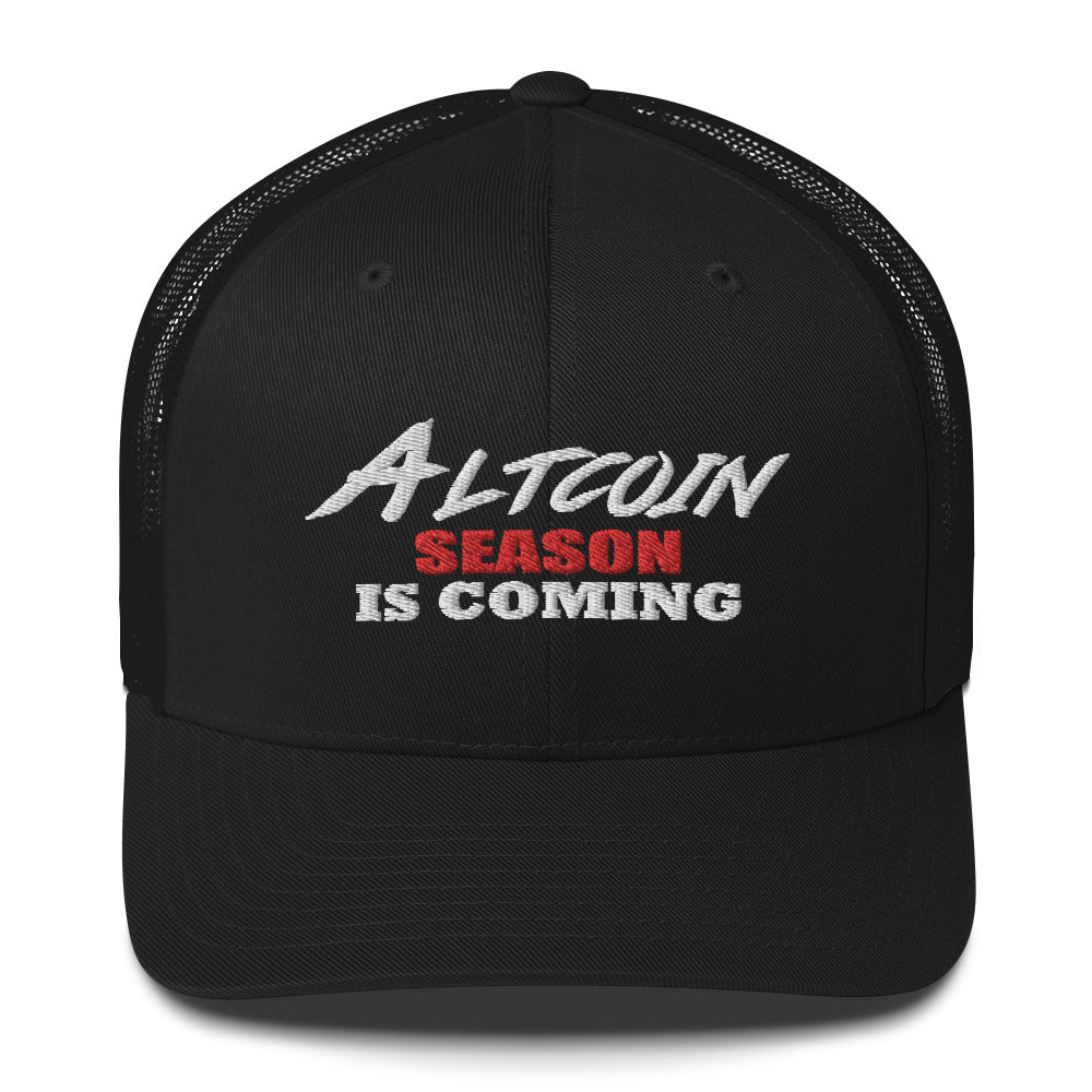 Altcoin Season Is Coming Crypto Bull Run Trucker Cap Snapback Hat