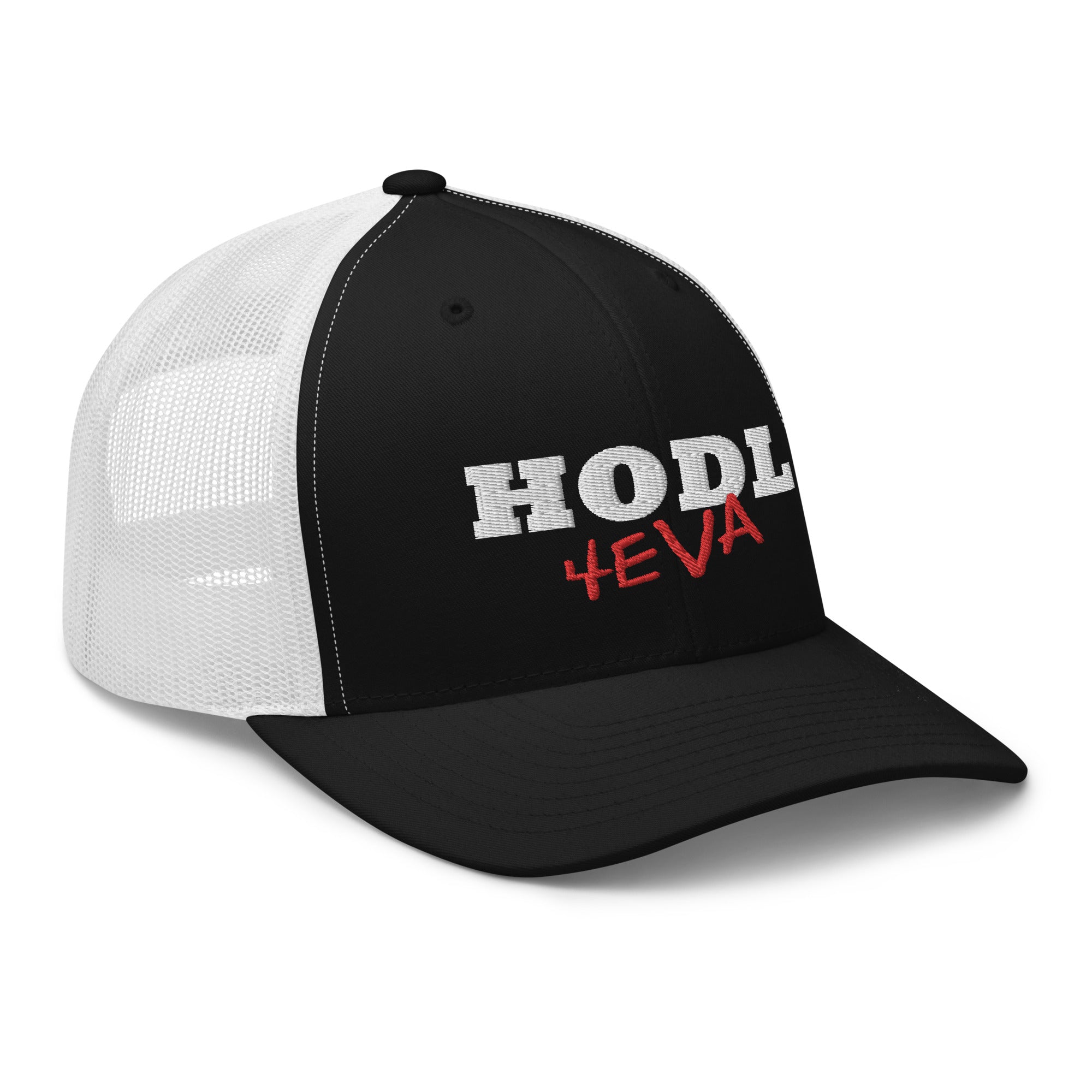 HODL Diamond Hands Your Crypto 4Eva Bitcoin Ethereum Trucker Cap Snapback Hat