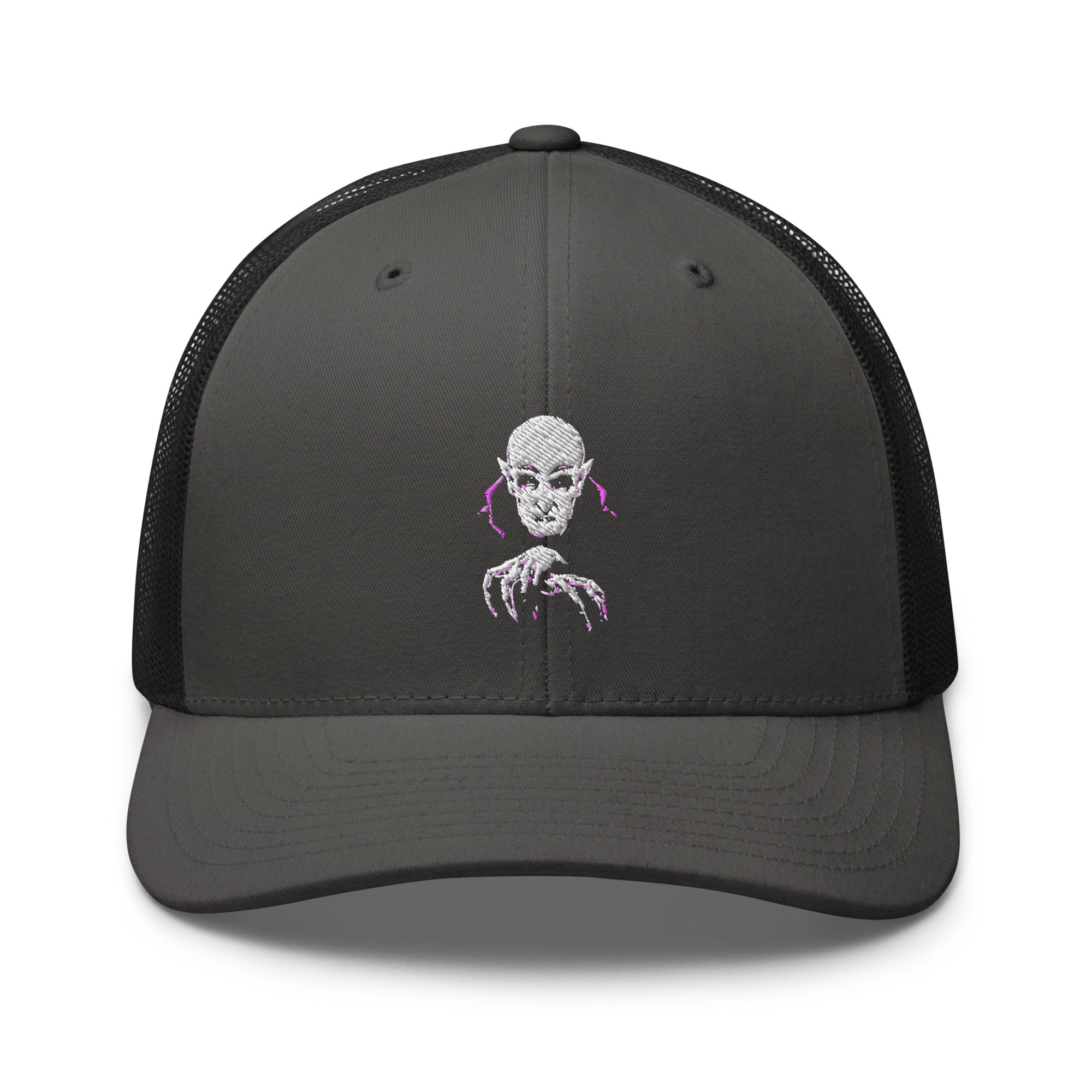 Classic Vampire Nosferatu Embroidered Retro Trucker Cap Snapback Hat