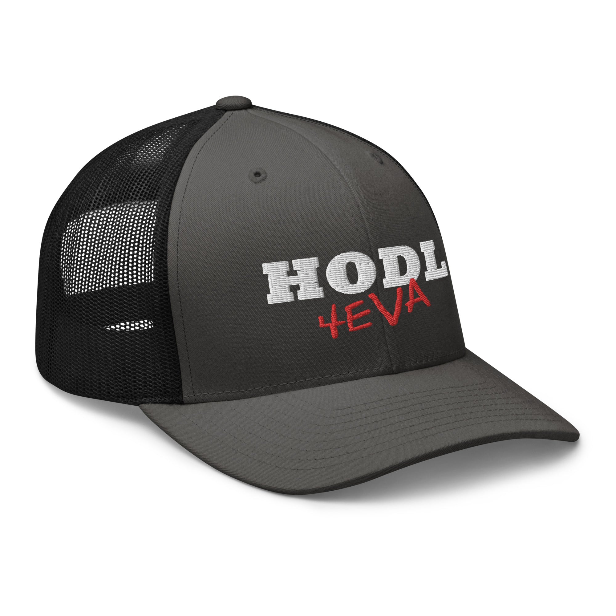 HODL Diamond Hands Your Crypto 4Eva Bitcoin Ethereum Trucker Cap Snapback Hat
