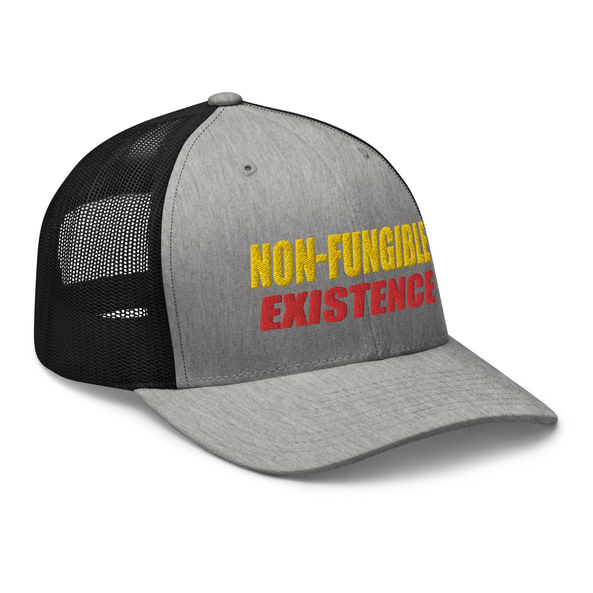 NFT Non-Fungible Existence Crypto Bitcoin Trucker Cap Snapback Hat