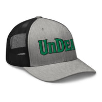 trucker hat featuring Undead Zombie embroidered artwork, product image 8