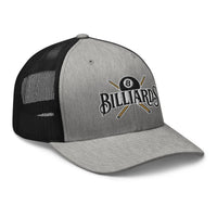 trucker hat featuring Billiards 8 Ball embroidered artwork, product image 8