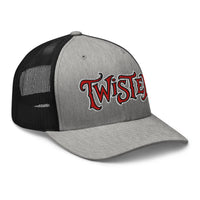trucker hat featuring Twisted Horror Carnival embroidered artwork, product image 8