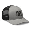 trucker hat featuring Darkness Kanji Symbol 闇 embroidered artwork, product image 8