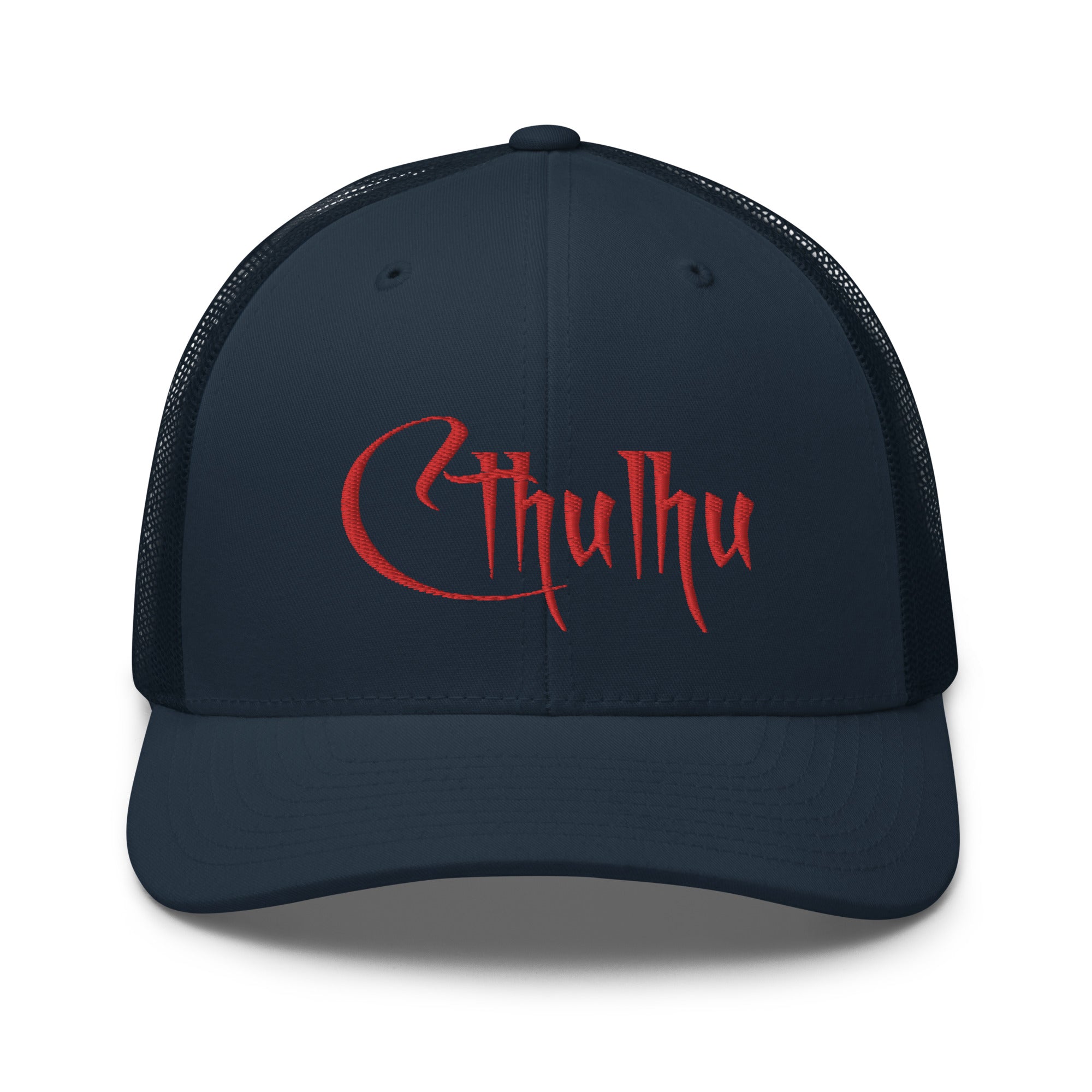 Red Call of Cthulhu Great Old Ones Embroidered Trucker Cap Snapback Hat