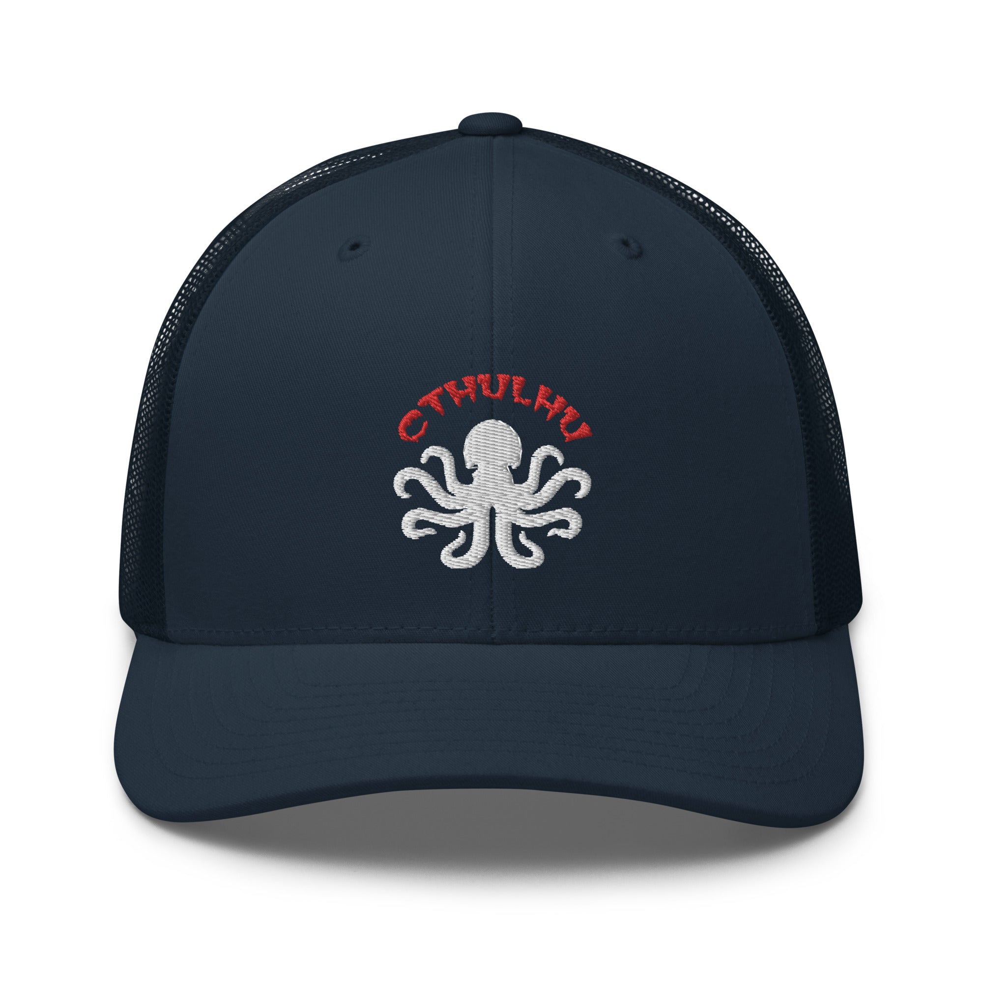 Cthulhu The Elder Gods Embroidered Retro Trucker Cap Snapback Hat