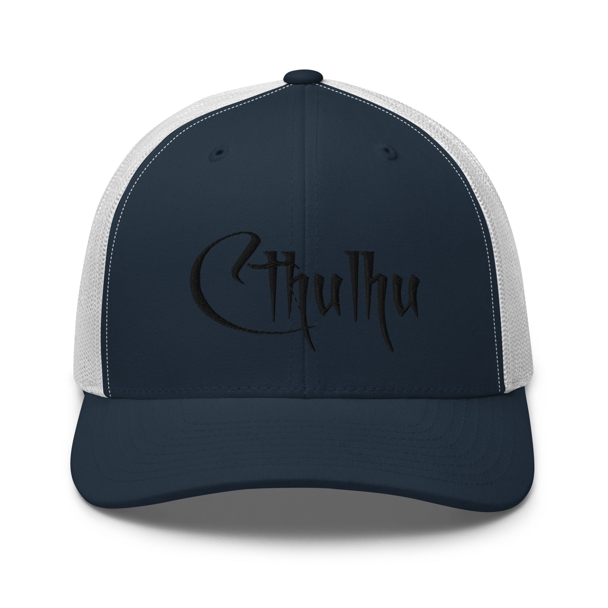 Black Call of Cthulhu Great Old Ones Embroidered Trucker Cap Snapback Hat