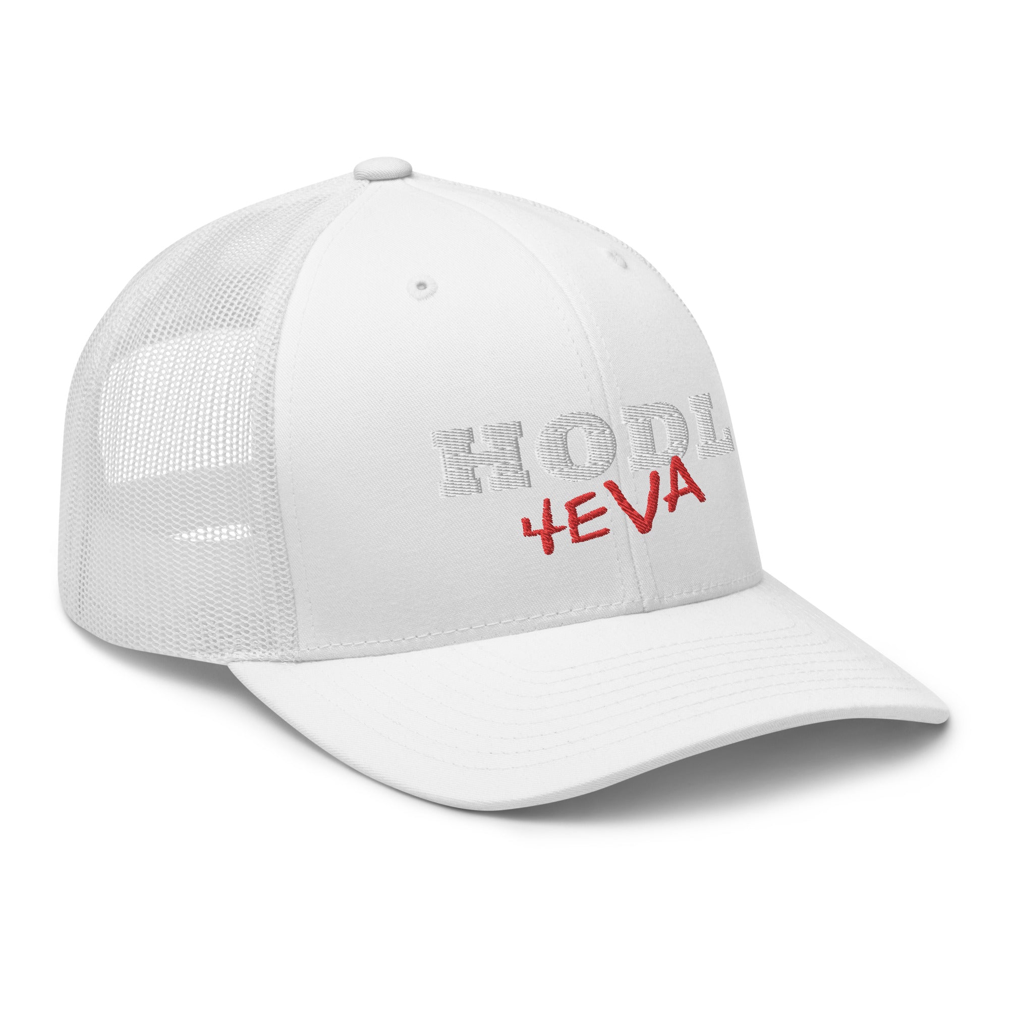 HODL Diamond Hands Your Crypto 4Eva Bitcoin Ethereum Trucker Cap Snapback Hat