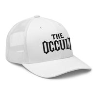 trucker hat featuring The Occult Black embroidered artwork, product image 9