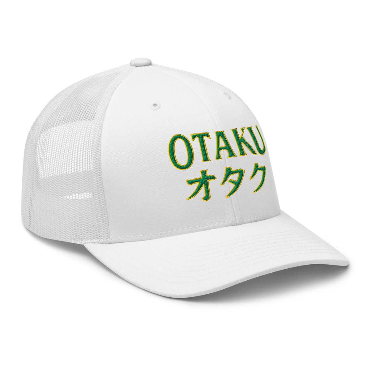 trucker hat featuring Otaku オタク Japanese Culture embroidered artwork, product image 9