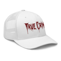 trucker hat featuring Blood Drip embroidered artwork, product image 9