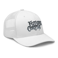 trucker hat featuring Future Corpse Horror Funeral embroidered artwork, product image 9