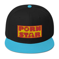 Occupation Porn Star Logo Embroidered Flat Bill Cap embroidered snapback hat, product image 13