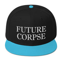 Future Corpse Goth Fashion Embroidered Flat Bill Cap embroidered snapback hat, product image 14