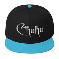White Call of Cthulhu The Great Old Ones Embroidered Flat Bill Cap embroidered snapback hat, product image 13