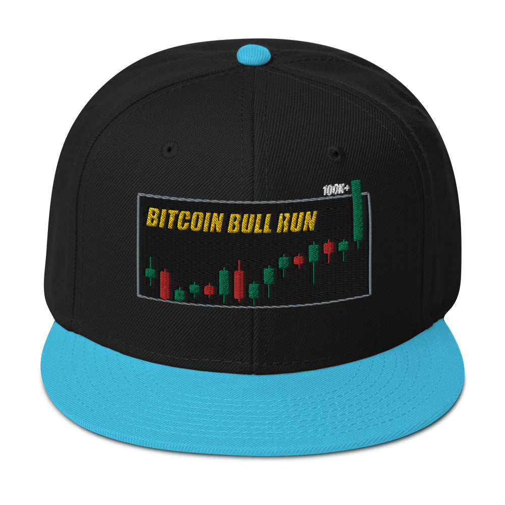 Bitcoin Bull Run Crypto Season 2024 / 25 Flat Bill Cap Snapback Hat