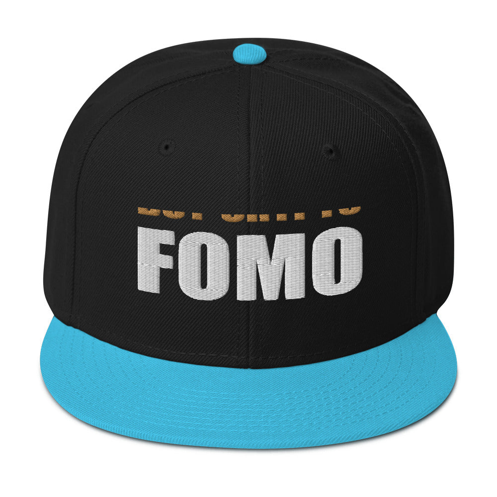 Buy Crypto Now and FOMO In Bitcoin Ethereum Flat Bill Cap Snapback Hat