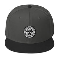 Zombie Outbreak Response Team Embroidered Flat Bill Cap embroidered snapback hat, product image 25