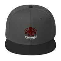 The Call of Cthulhu Horror Fiction Embroidered Flat Bill Cap embroidered snapback hat, product image 26