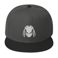 Predator Alien Hybrid Embroidered Flat Bill Cap embroidered snapback hat, product image 25