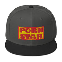 Occupation Porn Star Logo Embroidered Flat Bill Cap embroidered snapback hat, product image 25
