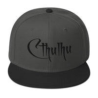 White Call of Cthulhu The Great Old Ones Embroidered Flat Bill Cap embroidered snapback hat, product image 26