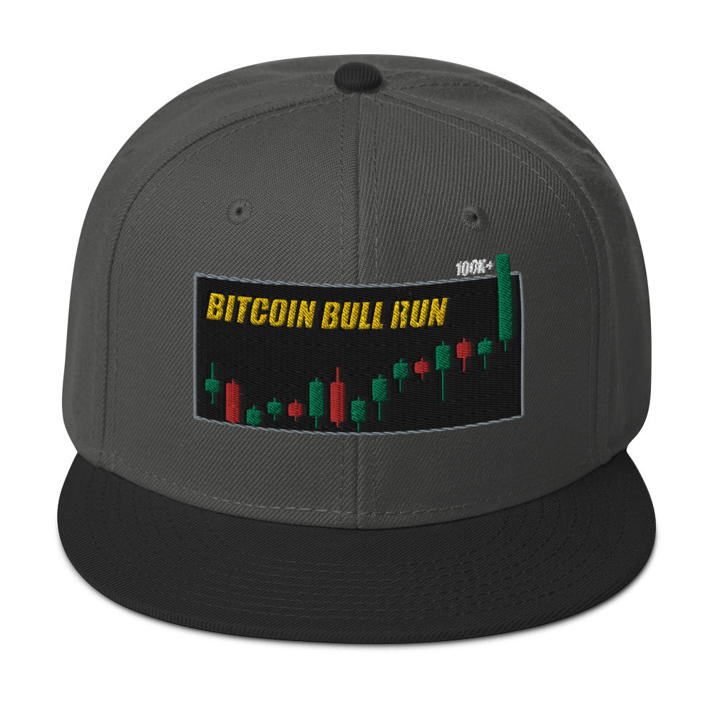 Bitcoin Bull Run Crypto Season 2024 / 25 Flat Bill Cap Snapback Hat