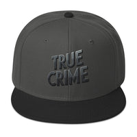 Detective Style True Crime embroidered snapback hat, product image 8