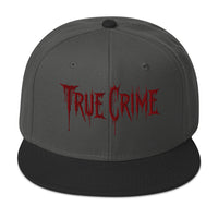 Blood Drip True Crime embroidered snapback hat, product image 1