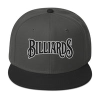 Billiards Pool Hall embroidered snapback hat, product image 1
