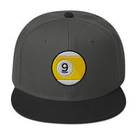 Nine Ball Line Billiards embroidered snapback hat, product image 7
