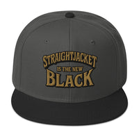 Straightjacket Is the New Black embroidered snapback hat, product image 8