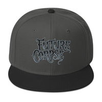 Future Corpse Horror Flat Bill embroidered snapback hat, product image 8