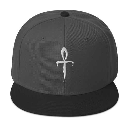 Ankh Egyptian Symbol embroidered snapback hat, product image 1