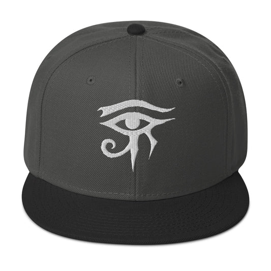 Eye of Horus embroidered snapback hat, product image 1